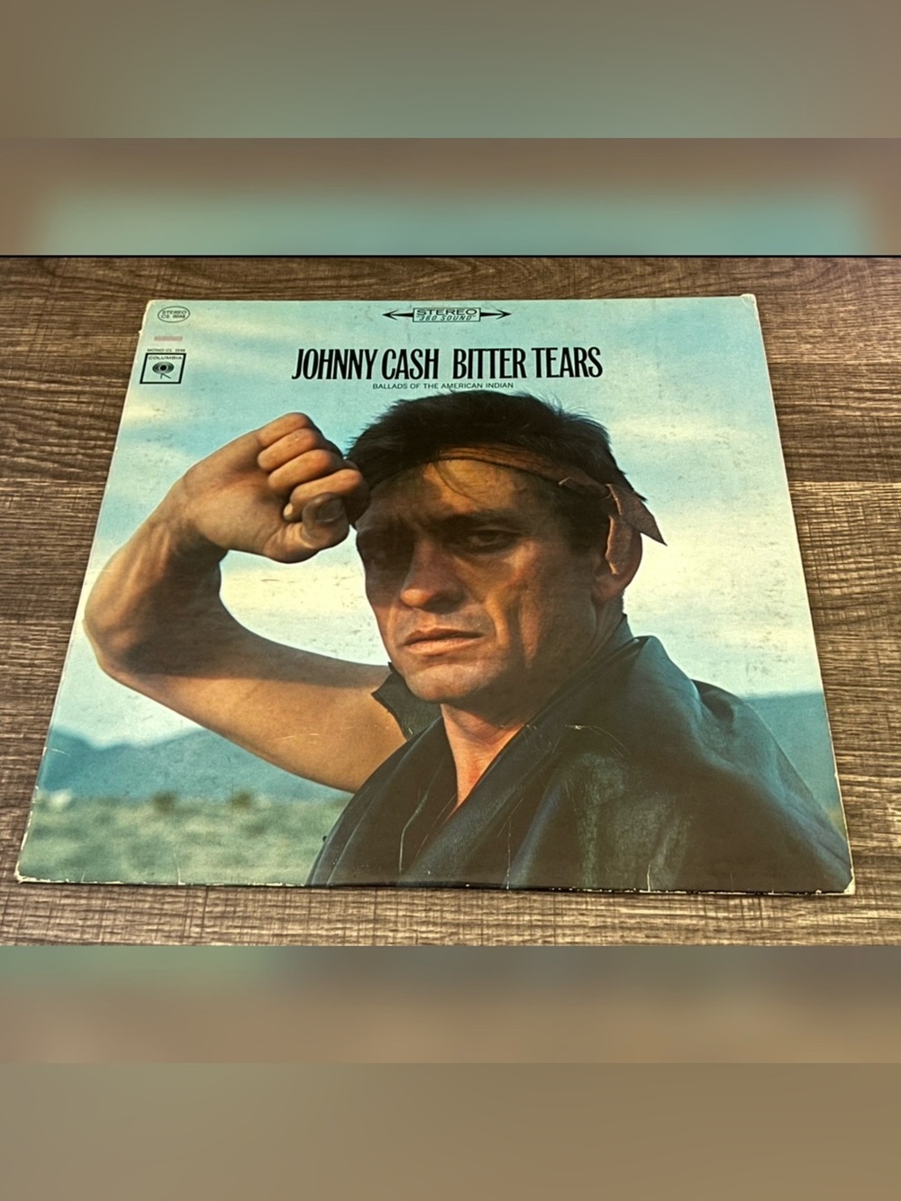Johnny Cash “Bitter Tears: Ballads of the American Indian” 1946 Vinyl Record